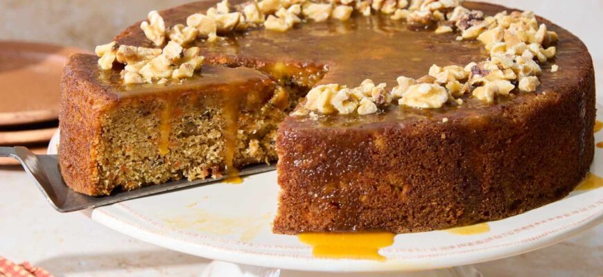 Glazed Carrot Snack Cake