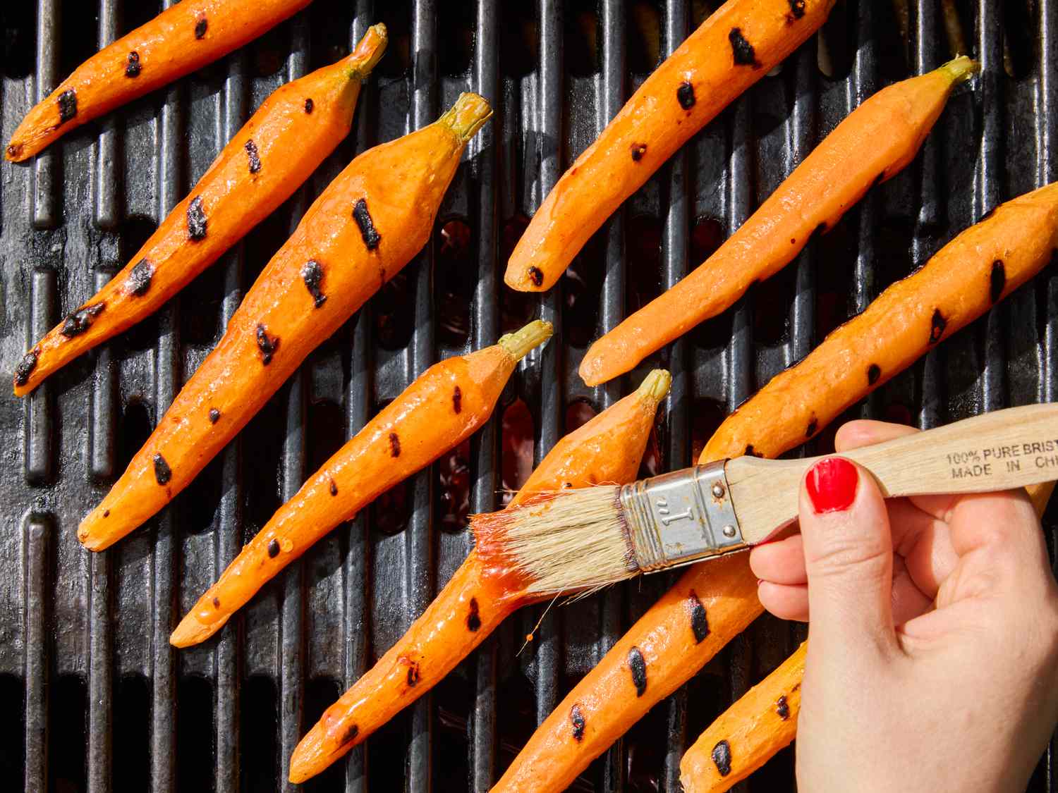 Hot Honey Grilled Carrots
