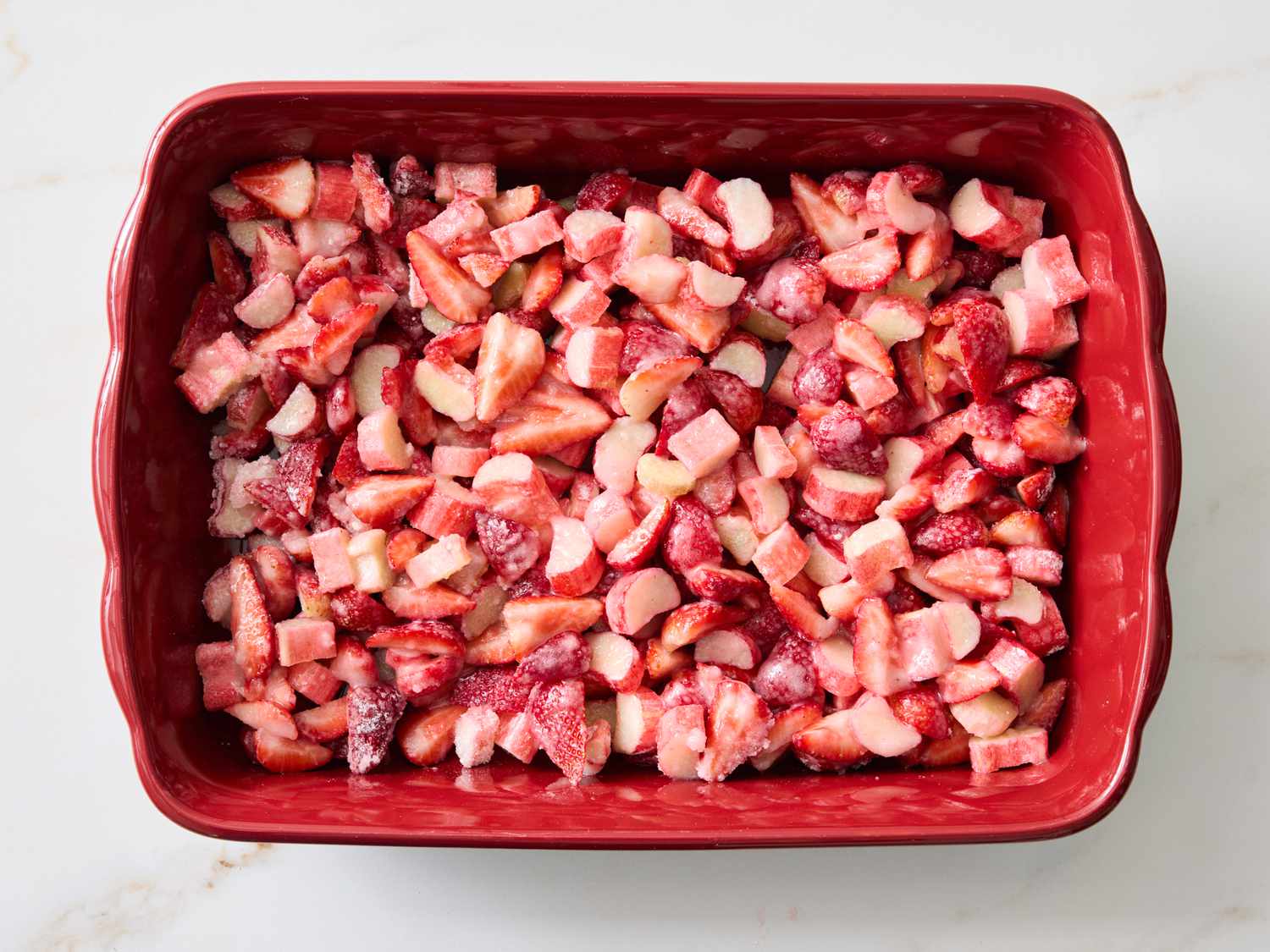 Strawberry Rhubarb Crumble