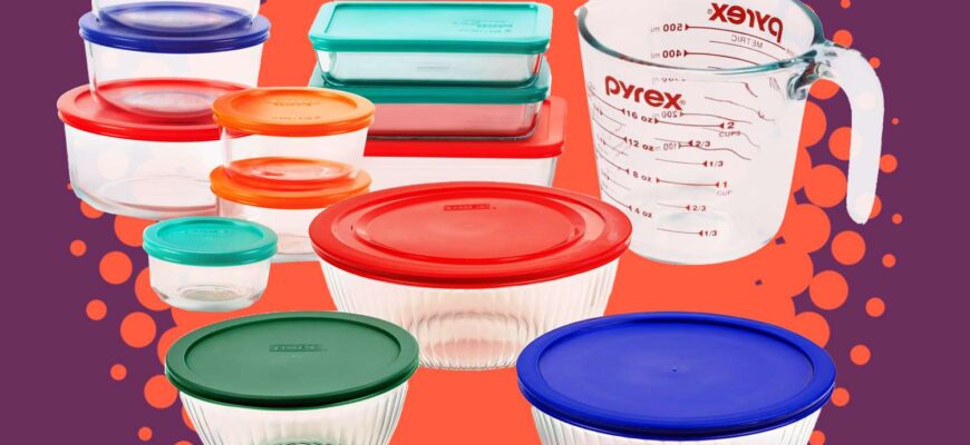 These Iconic Glass Pyrex Sets Have Thousands of 5-Star Ratings, from $4 Apiece