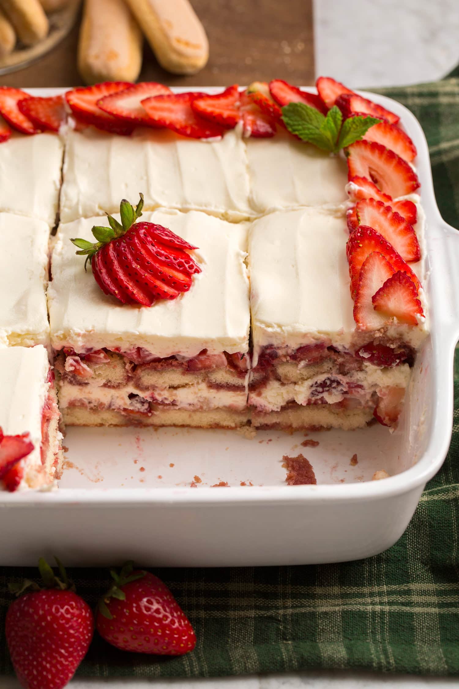 Strawberry Cheesecake Tiramisu