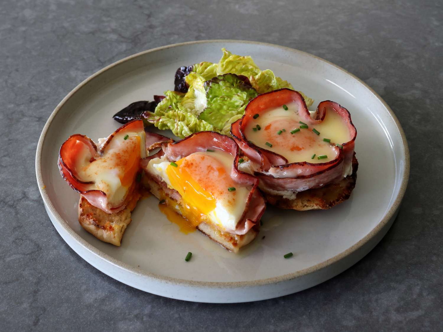 Naked Eggs Benedict