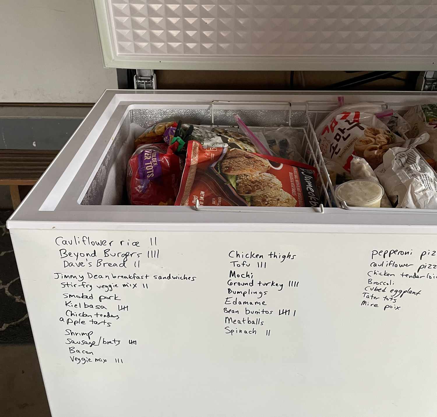 The Surprisingly Simple Method I Use to Keep Track of Everything In My Freezer