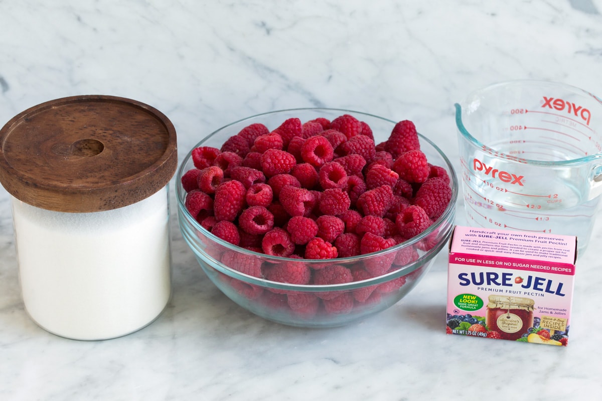 Raspberry Freezer Jam