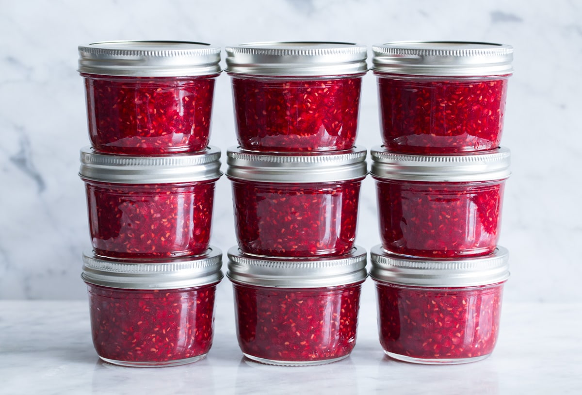 Raspberry Freezer Jam