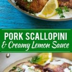 Pork Scallopini with Creamy Lemon Sauce