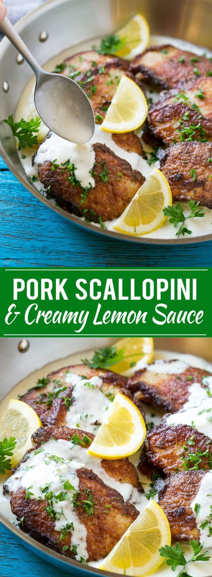 Pork Scallopini with Creamy Lemon Sauce
